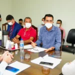 Moradores realizam reunião no Bairro Santa Maria para tratar do IPTU e do limite entre os municípios