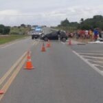 Motorista bêbado provoca acidente com seis feridos na BR 235