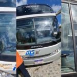 Ônibus da cantora Márcia Freire é metralhado em tentativa de assalto a caminho de Alagoas