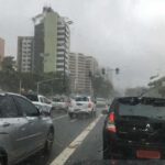 Tempo chuvoso continua durante o final de semana em todo o estado