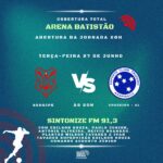 Sergipe e Cruzeiro-AL se enfrentam nesta terça-feira,na Arena Batistão