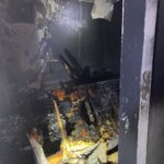Uma mulher ficou ferida durante um incêndio no Bairro São José, Zona Sul de Aracaju, na noite dessa segunda-feira (15).