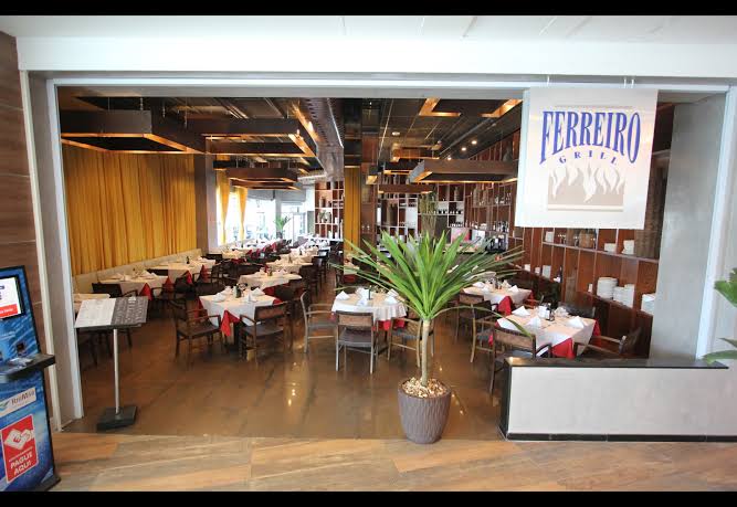 Princípio de incêndio no restaurante Ferreiro Grill no shopping Riomar
