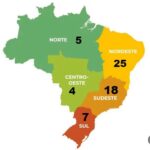 O maio número de redações nota mil do Enem 2023 é do nordeste