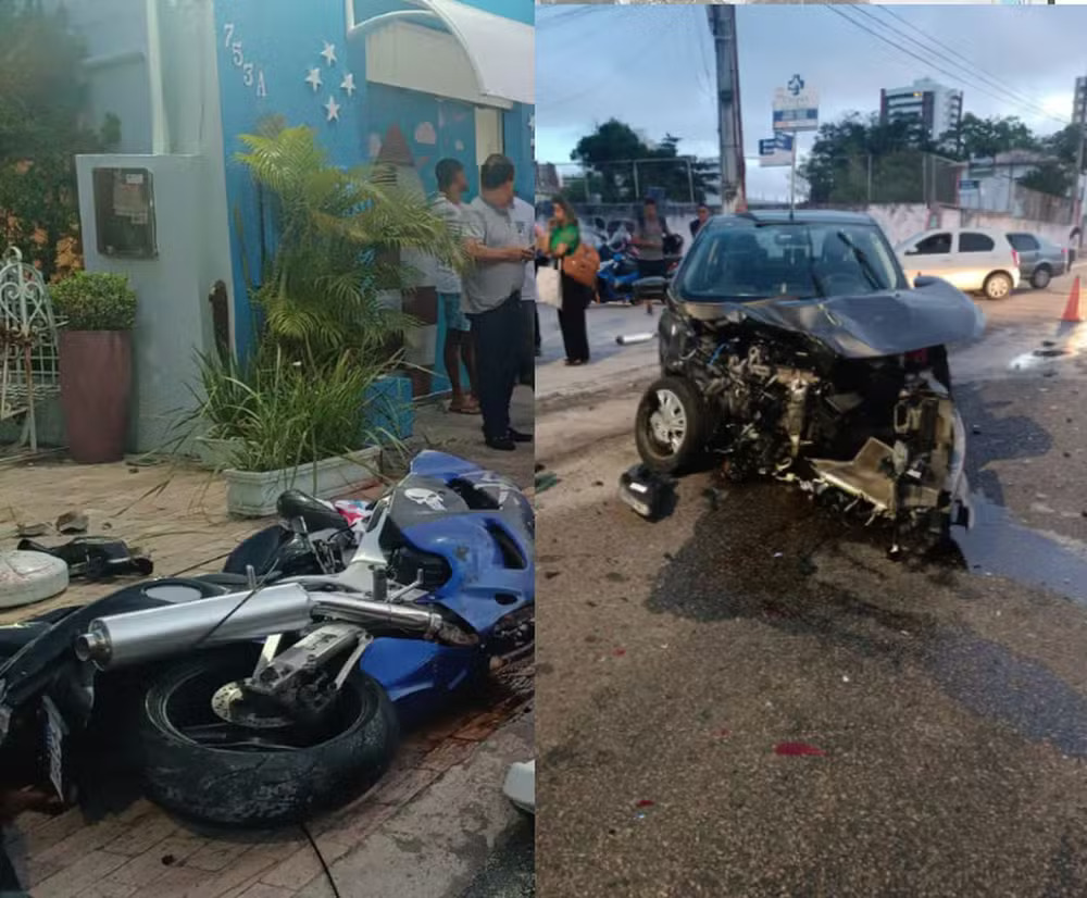 Grave acidente deixa uma vítima na zona sul de Aracaju Grave acidente deixa uma vítima na zona sul de Aracaju