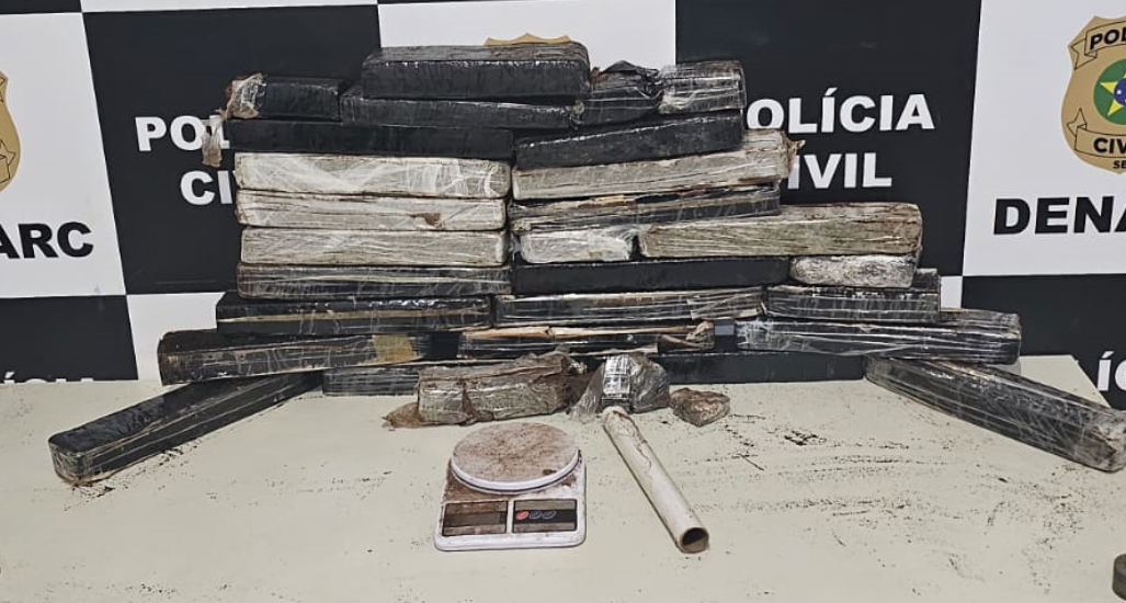 Denarc apreende quase meia tonelada de maconha em Itabaiana Denarc apreende quase meia tonelada de maconha em Itabaiana