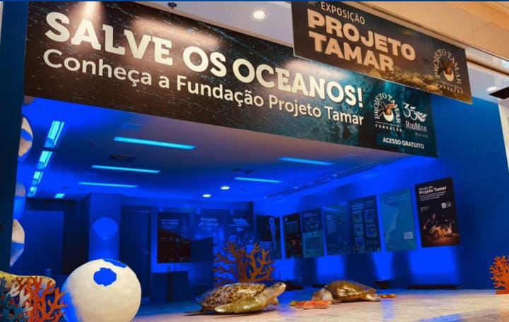 Shopping Riomar recebe exposição do “Projeto Tamar”. Shopping Riomar recebe exposição do “Projeto Tamar”.