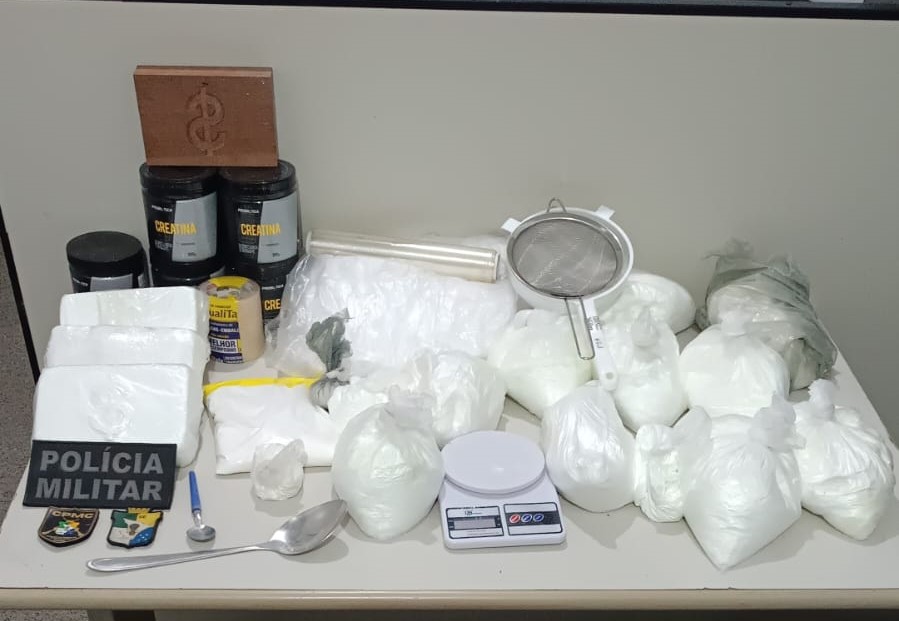Polícia Militar de Sergipe apreendeu cerca de 15kg de cocaína a Zona Norte de Aracaju