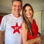 Candisse carvalho assume a liderança da chapa petista e o Senador celebra a sua vitória