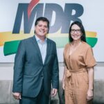 Presidente do (MDB-SE) reforça apoio à pré- candidatura de Danielle Garcia à prefeitura de Aracaju.