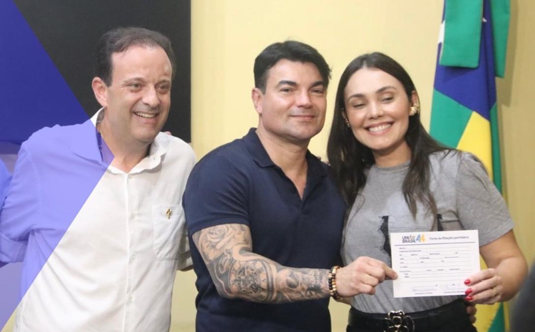 Rebeka Maia filia-se ao União Brasil e poderá disputar as eleições em Estância