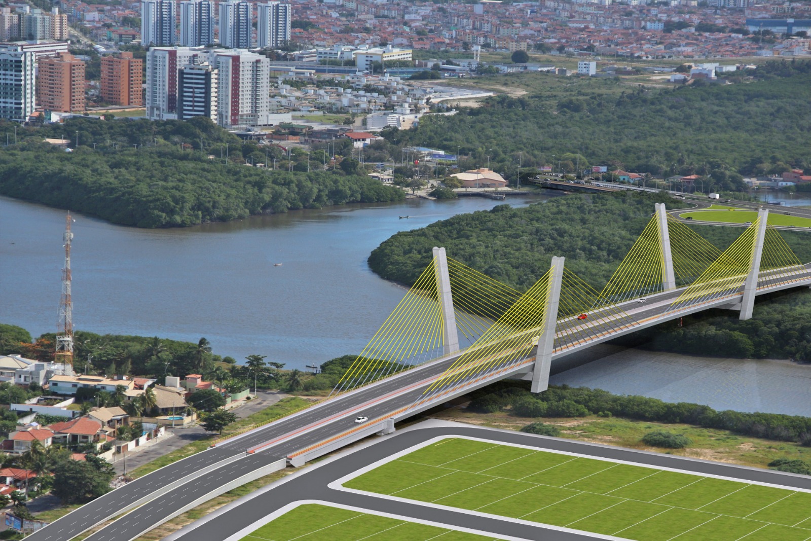 Licitação da ponte que ligaria a Av. Tancredo ao bairro Coroa do Meio em Aracaju é suspensa pelo TCE e Governo do Estado informa que irá recorrer da decisão. Licitação da ponte que ligaria a Av. Tancredo ao bairro Coroa do Meio em Aracaju é suspensa pelo TCE e Governo do Estado informa que irá recorrer da decisão.