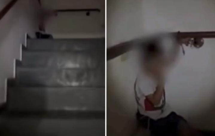 Criança de 3 anos é encontrada amarrada em corrimão por Guarda Municipal Criança de 3 anos é encontrada amarrada em corrimão por Guarda Municipal