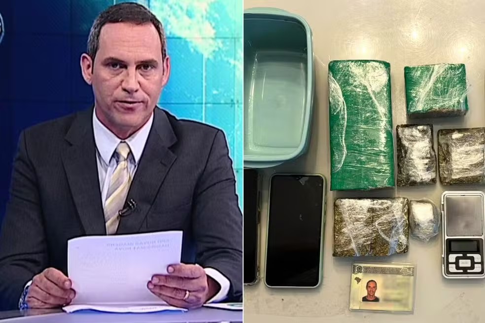 Jornalista e apresentador de telejornal foi preso por tráfico de drogas Jornalista e apresentador de telejornal foi preso por tráfico de drogas