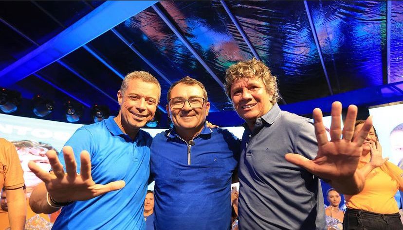 Fábio Mitidieri prestigiou a cerimônia de pré-candidatura de  Edson Passos e Aguinaldo de Verso à prefeitura de Itabaiana