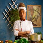 Bianca oliveira, afro-chef de Aracaju, foi homenageada no programa do Luciano Huck
