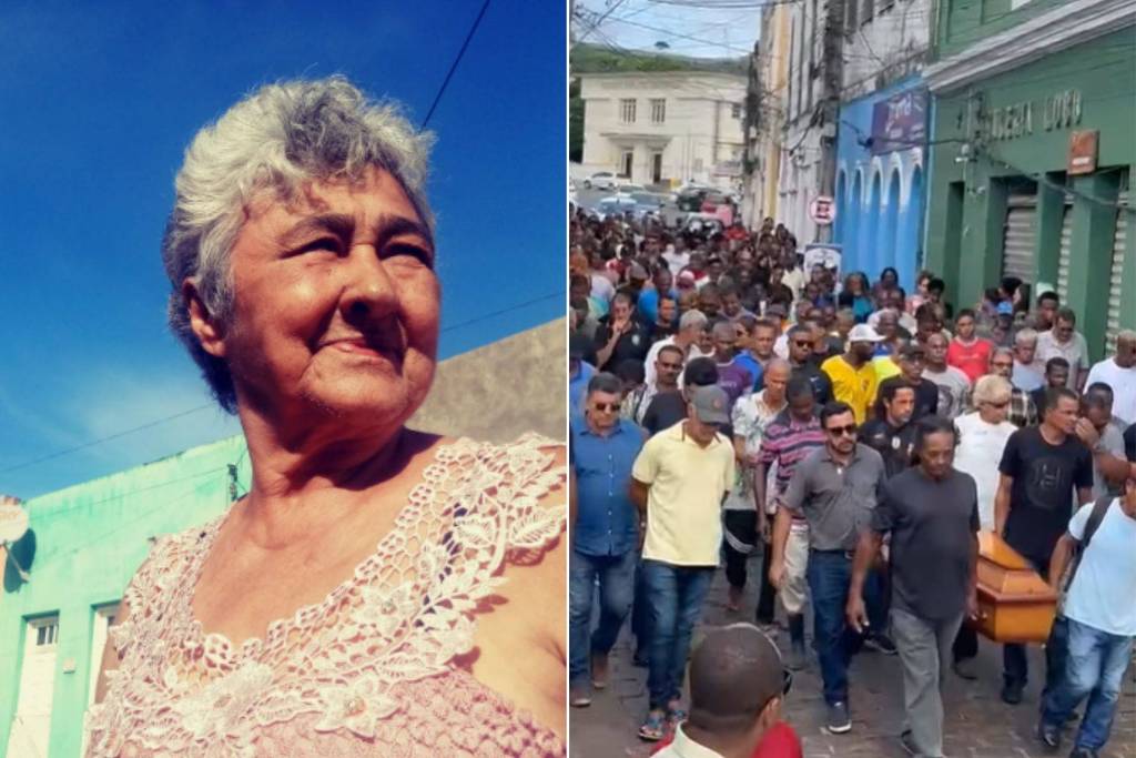Cafetina Baiana tem cortejo com música de Rita Lee e foi velada na Câmara de Vereadores