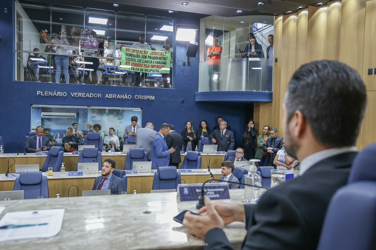 Ex-rodoviários realizam protesto para reivindicar o pagamento de verbas rescisórias e os direitos trabalhista