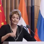Dilma anunciou que o banco dos Brics irá destinar 5,7 bilhões para o Rio Grande do Sul.