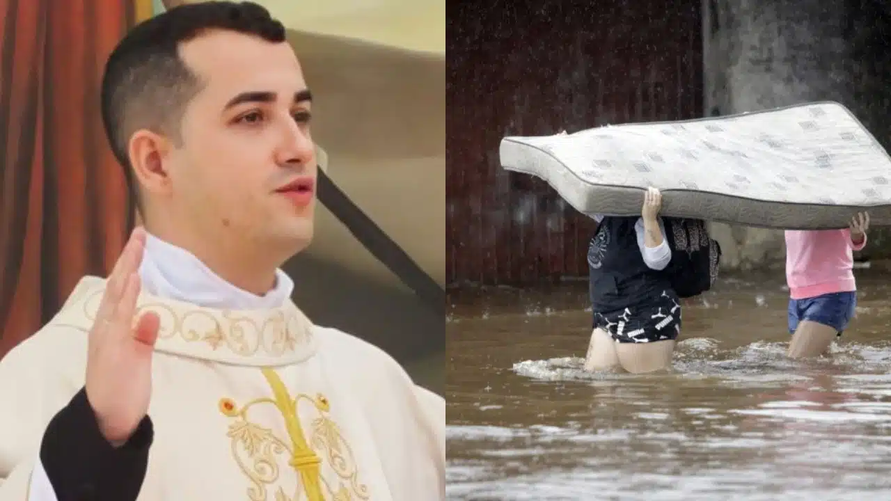 Padre alega que as enchentes só aconteceram no RS porque o povo gaúcho “abraçou a bruxaria”