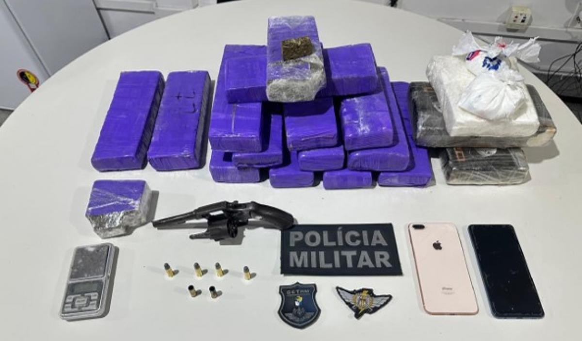 Ação conjunta apreende mais de 13 kg de drogas em Itabaiana