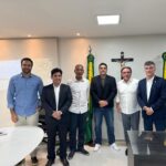 Deputado e Presidente da Alese, Jeferson Andrade, recebeu visita do presidente do FNNIC, Marcos Holanda, em seu gabinete