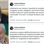 Joaquim Barbosa chama Lula de “omisso” e “conservador á Lá carte” e diz que País está “acéfalo”