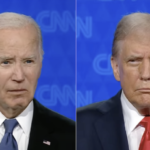Começaram os debates eleitorais norte-americanos com Donald Trump atacando e Joe Biden confuso