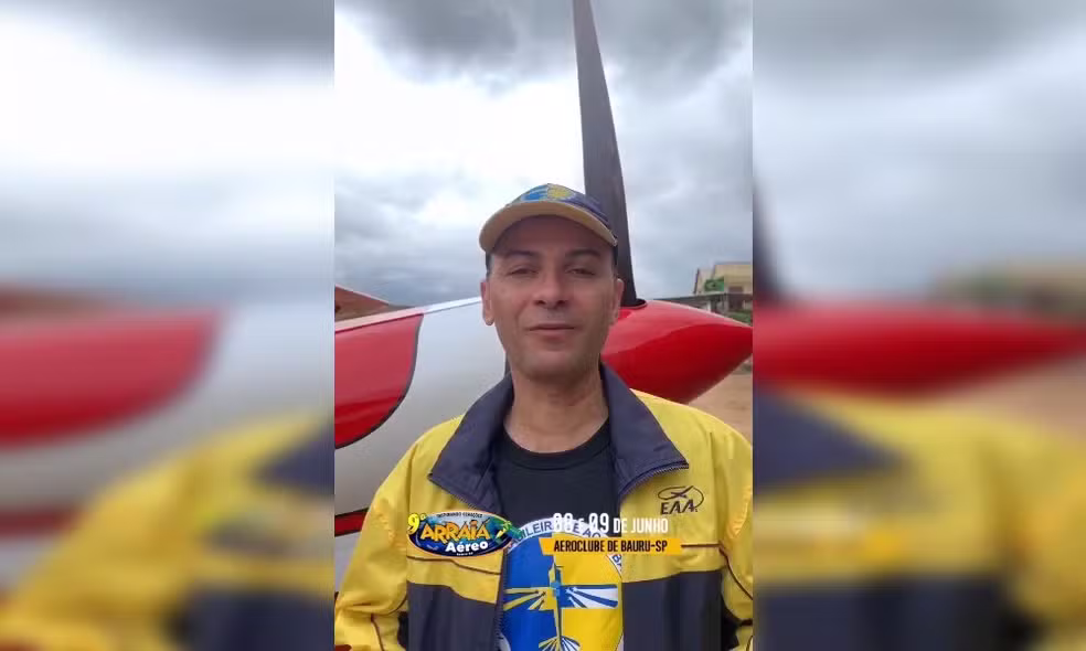 Piloto morre após queda de avião de porte de pequeno porte em Bauru, interior de São Paulo Piloto morre após queda de avião de porte de pequeno porte em Bauru, interior de São Paulo