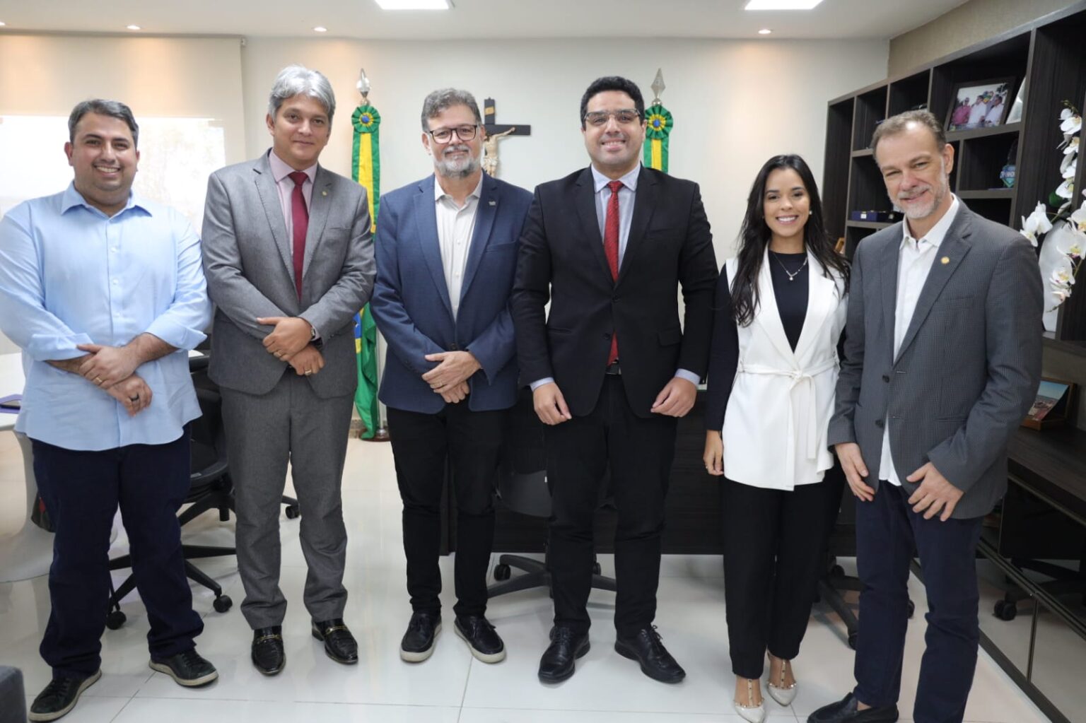 Jeferson Andrade, Presidente da Alese, recebe Secretários do Estado para falar sobre o programa “Sergipe 2050”