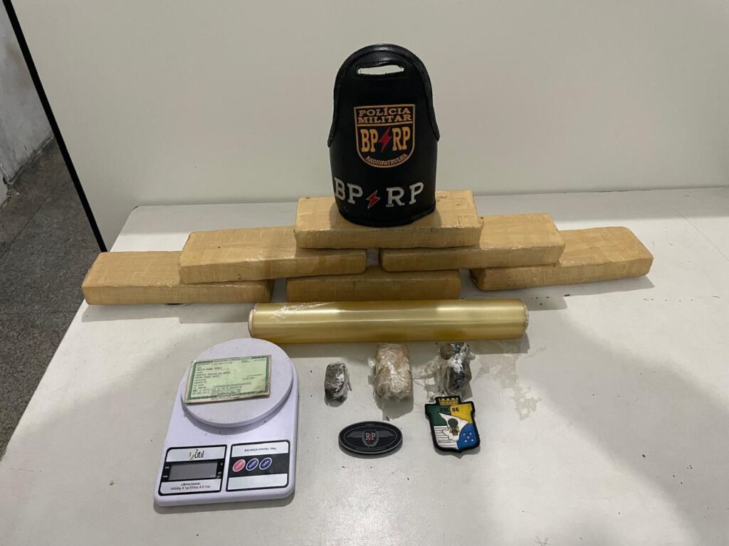 Aproximadamente 5 quilos de maconha são detidos em residência na Zona Sul de Aracaju