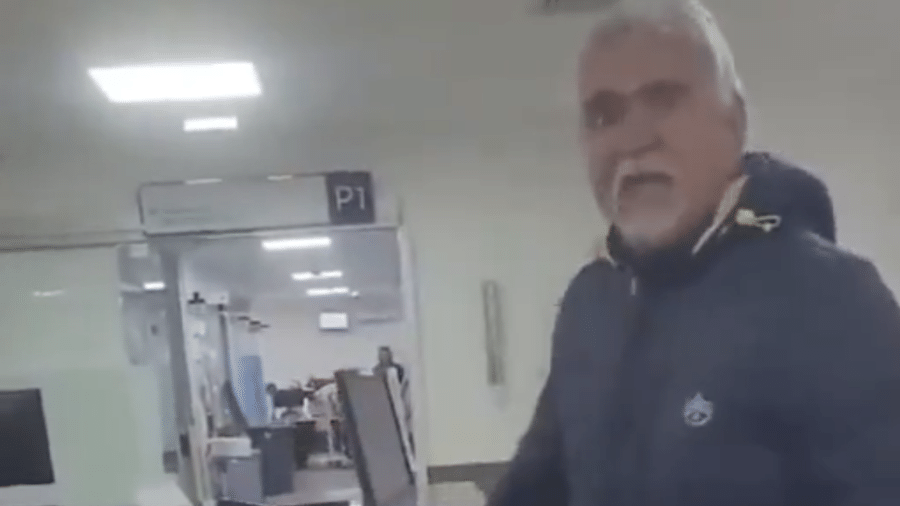 Ex-deputado do DF se revolta e bate em computador de hospital