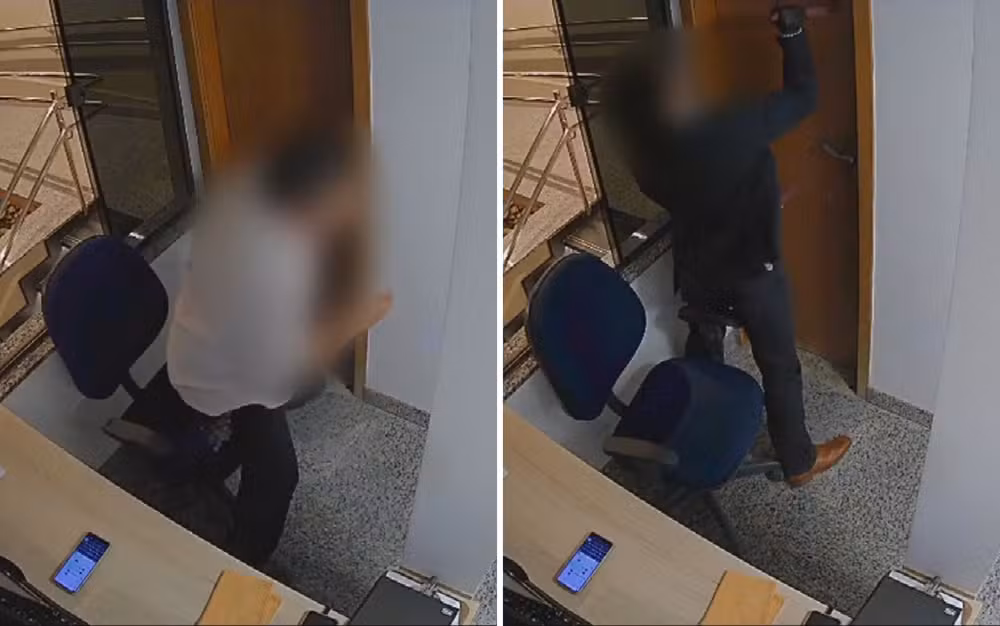 Um homem foi preso após tentar assassinar zelador do prédio em que mora Um homem foi preso após tentar assassinar zelador do prédio em que mora