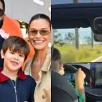 Andressa Suita e Gusttavo Lima são criticados na internet após postar um vídeo do filho de 7 anos dirigindo um carro