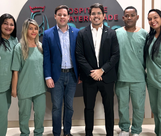 Diretor-Geral e Presidente do Hospital e Maternidade Santa Isabel, Dr Rubens Moreira, recebeu o competente Deputado Federal Rodrigo Valadares