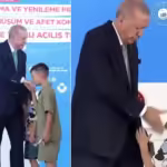 O Presidente da Turquia deu um tapa no rosto de um garoto que não beijou sua mão
