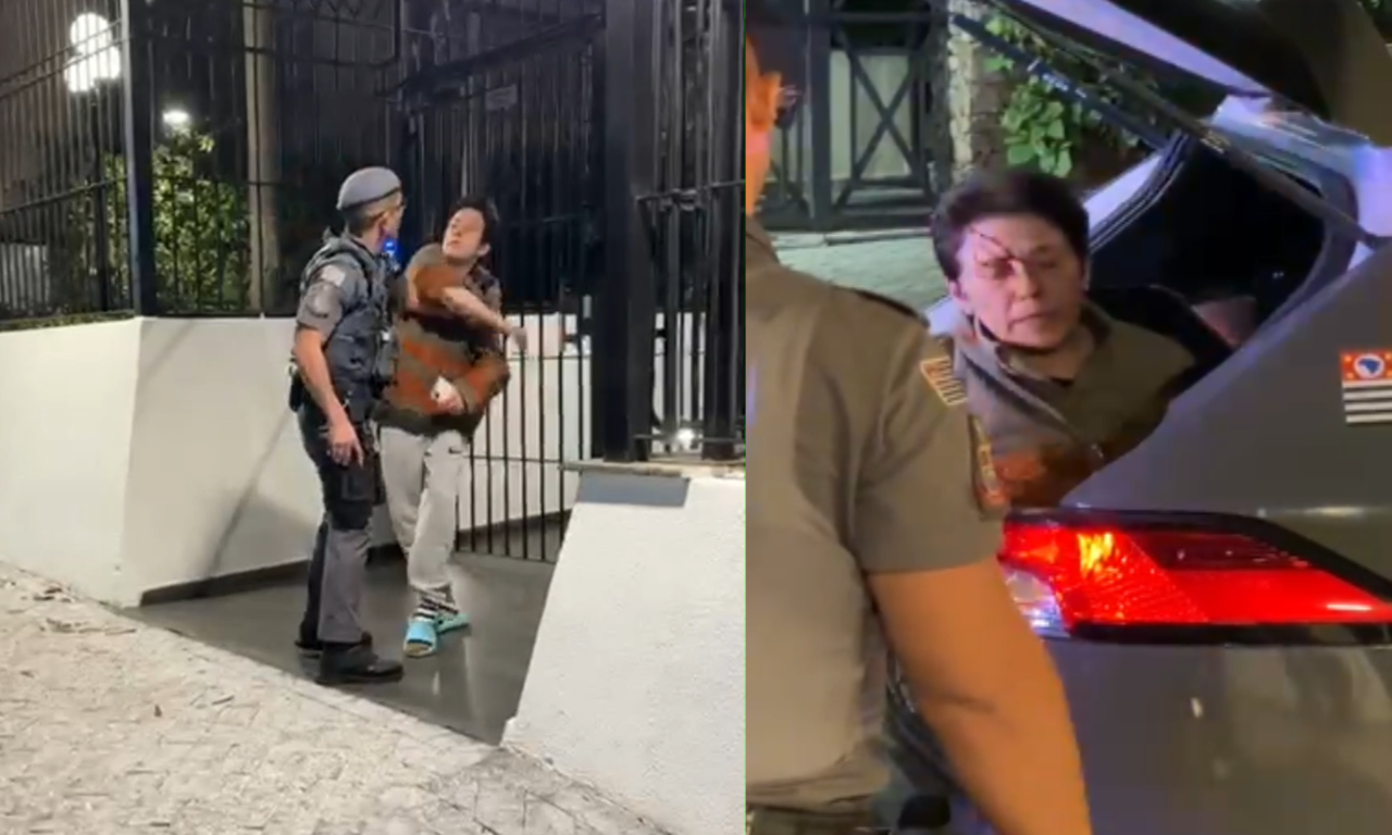 Mulher é detida por ofensas raciais e agressão a policial em são paulo Mulher é detida por ofensas raciais e agressão a policial em são paulo