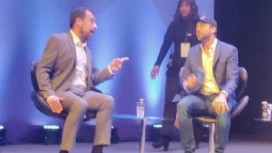 Boulos e Marçal trocam ofensas e “tapa” durante bastidores de debate