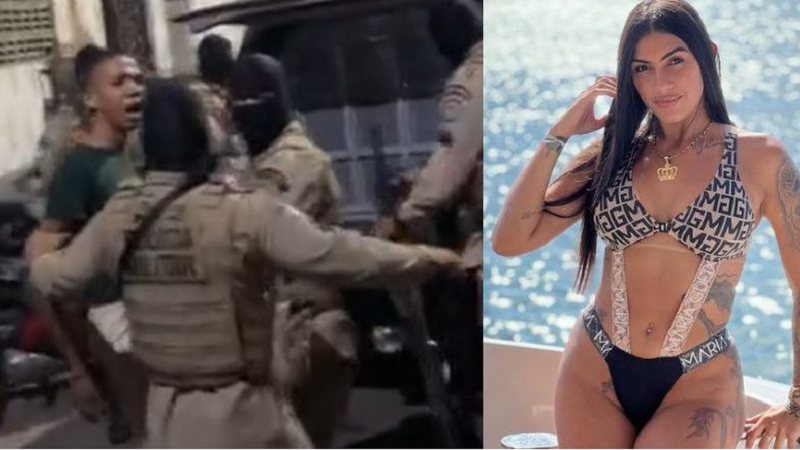 Influenciadora grava live nas redes sociais no momento da prisão de um suposto traficante em Salvador