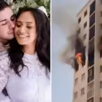 Casal e bebê de 2 meses morrem após pular de prédio em chamas 