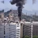 Incêndio atinge Hospital dos Servidores no Rio de Janeiro