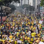Bolsonaristas pedem impeachment de Moraes em ato na Paulista