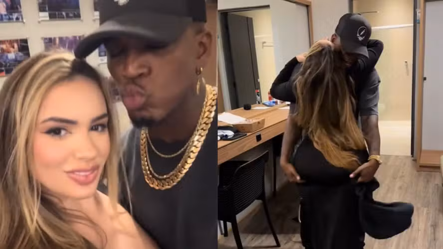 Ne-Yo é flagrado apalpando bumbum de fã brasileira