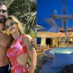 Gusttavo Lima comemora seu aniversário, ao lado de sua esposa, Andressa Suita, em iate milionário
