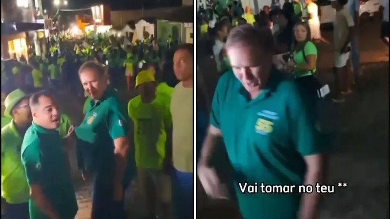 Prefeito e candidato à reeleição do município de de Iaçu é flagrado xingando eleitora