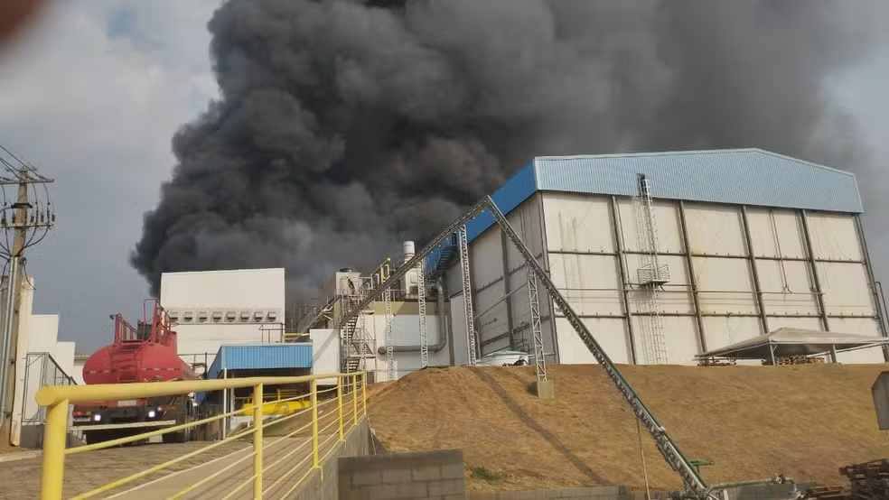 Incêndio atinge fábrica de abate de frangos em Londrina