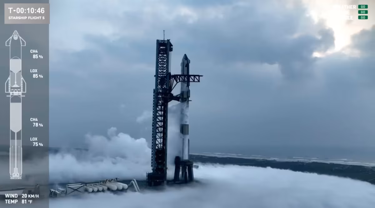 Starship de Elon Musk passa por novo voo de teste