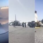 Motor de avião pega fogo durante decolagem e aeronave faz pouso de emergência
