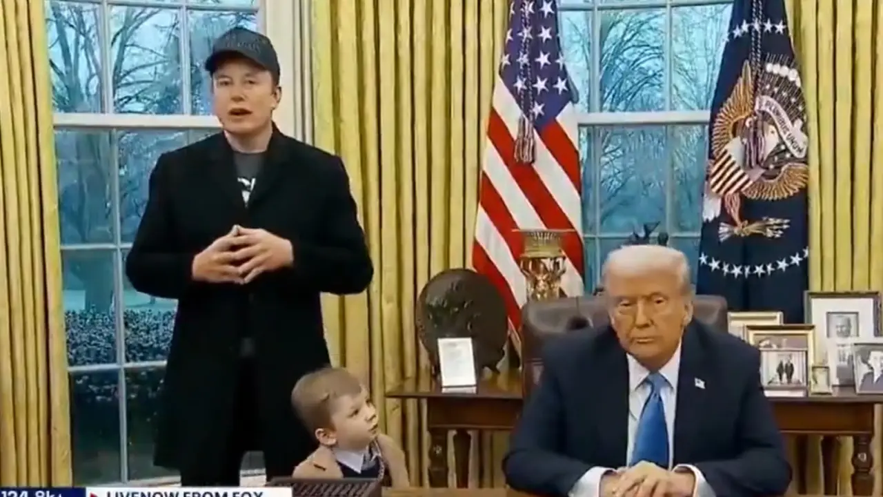 Em reunião com Trump, filho de Elon Musk dispara “Você não é o presidente, você precisa ir embora”