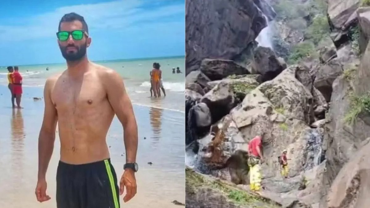 Homem morre ao cair de cachoeira enquanto tentava tirar uma foto Homem morre ao cair de cachoeira enquanto tentava tirar uma foto